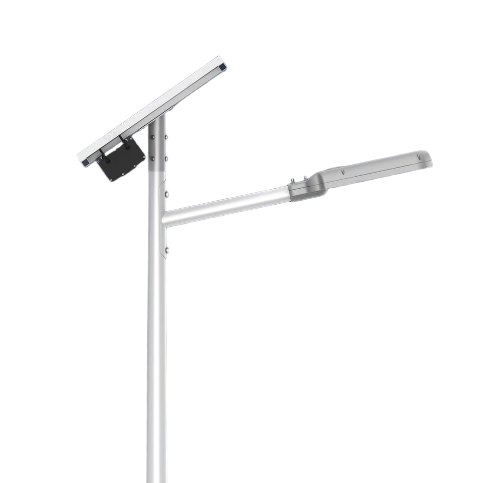 Rural road split solar LED street lamp