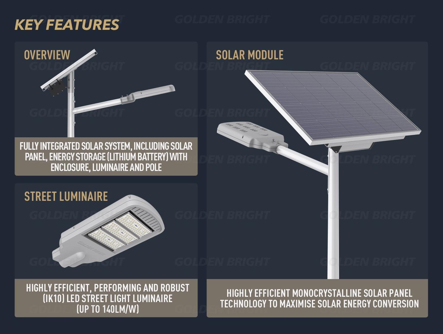 Automatic charging solar street light