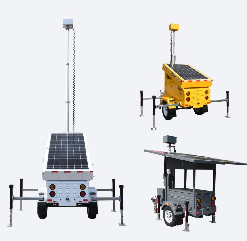 IP67 Waterproof Solar Mobile Light Tower