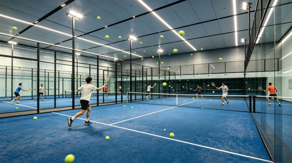 professional padel lights