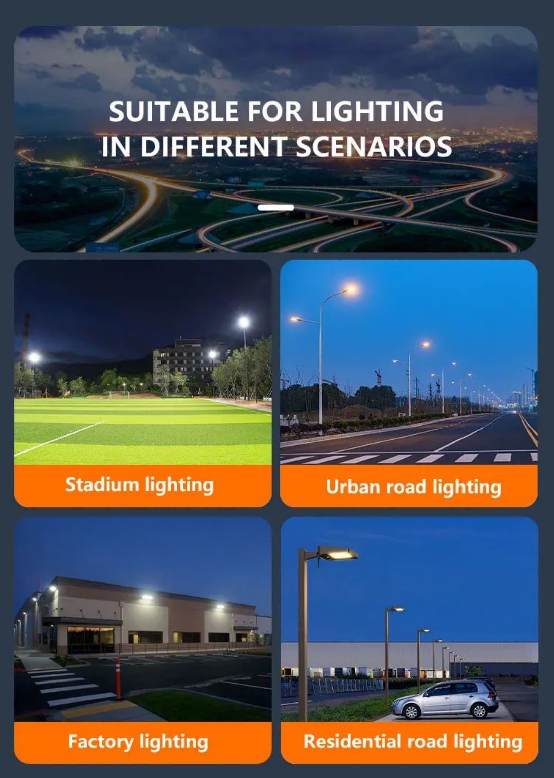 TXL LED Street Light for Urban Main Road Project