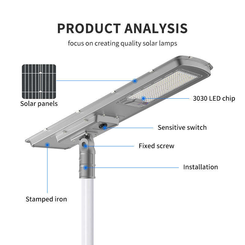 Adjustable bracket QH2 separated panel solar road lamp