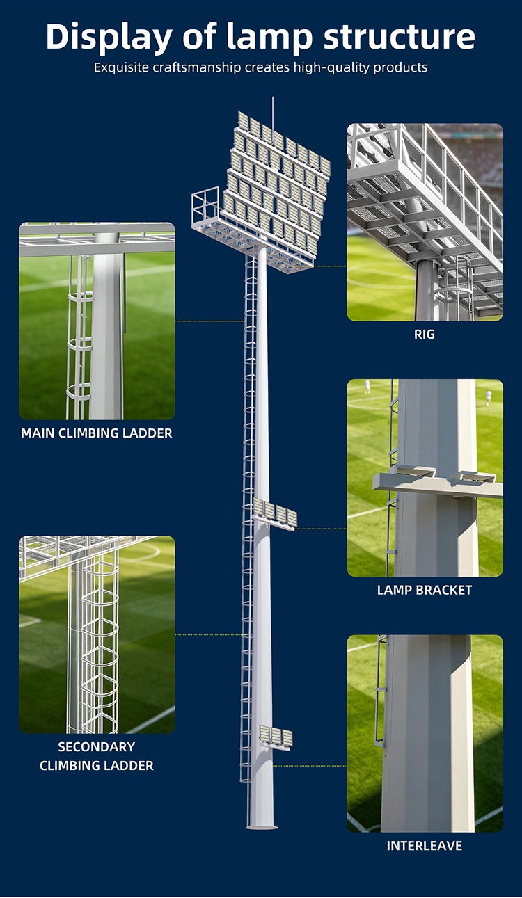 Football stadium LED high mast light
