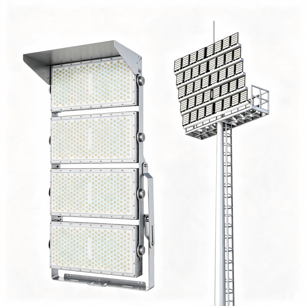Independent angle adjustable HRMZ500A stadium flood light