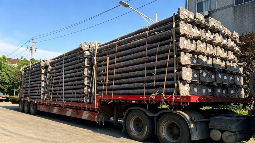 Lamp pole delivery