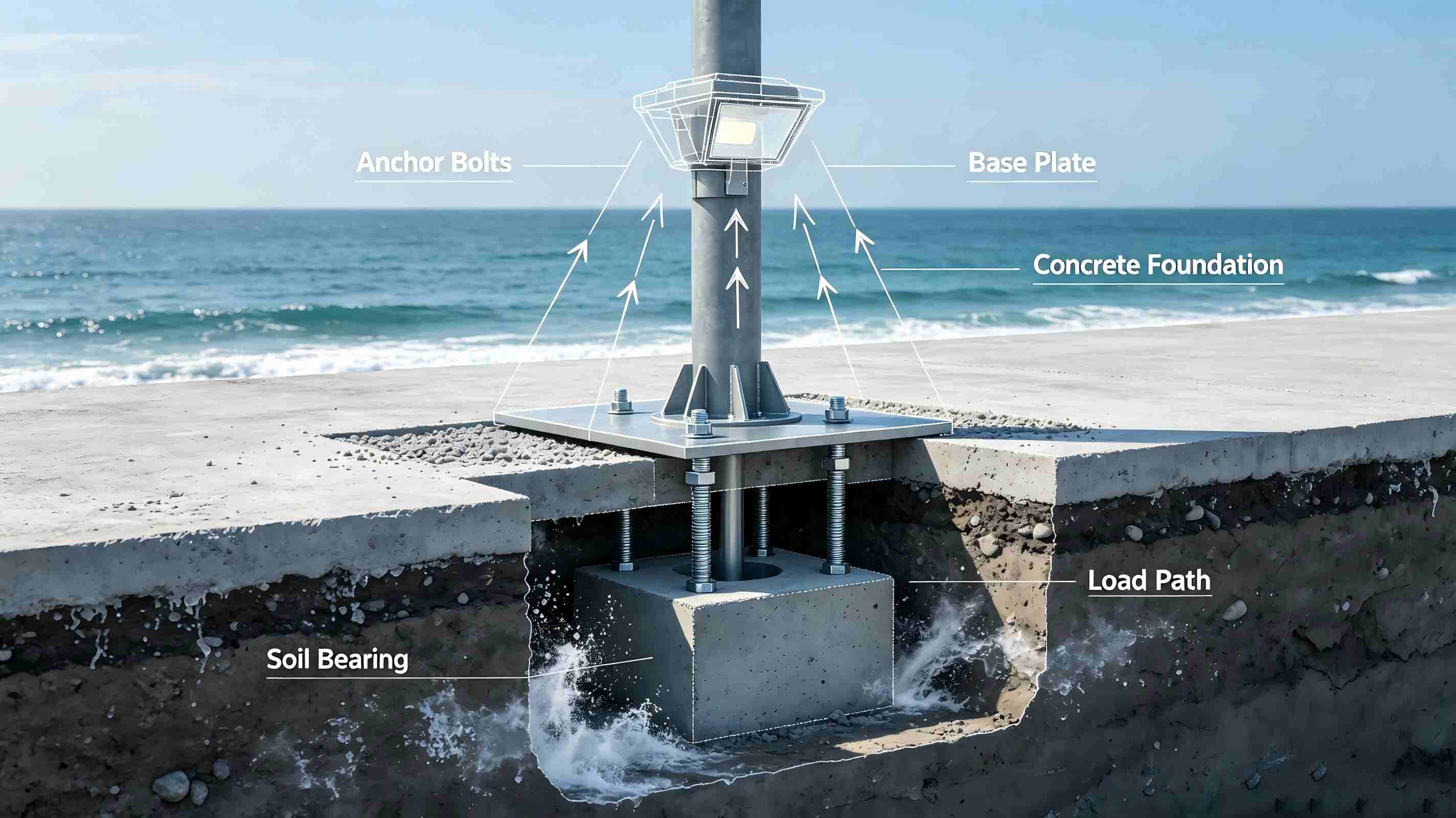 Wind‑Load Analysis of High‑Mast Lighting Pole Wind‑Load Analysis of High‑Mast Lighting Pole